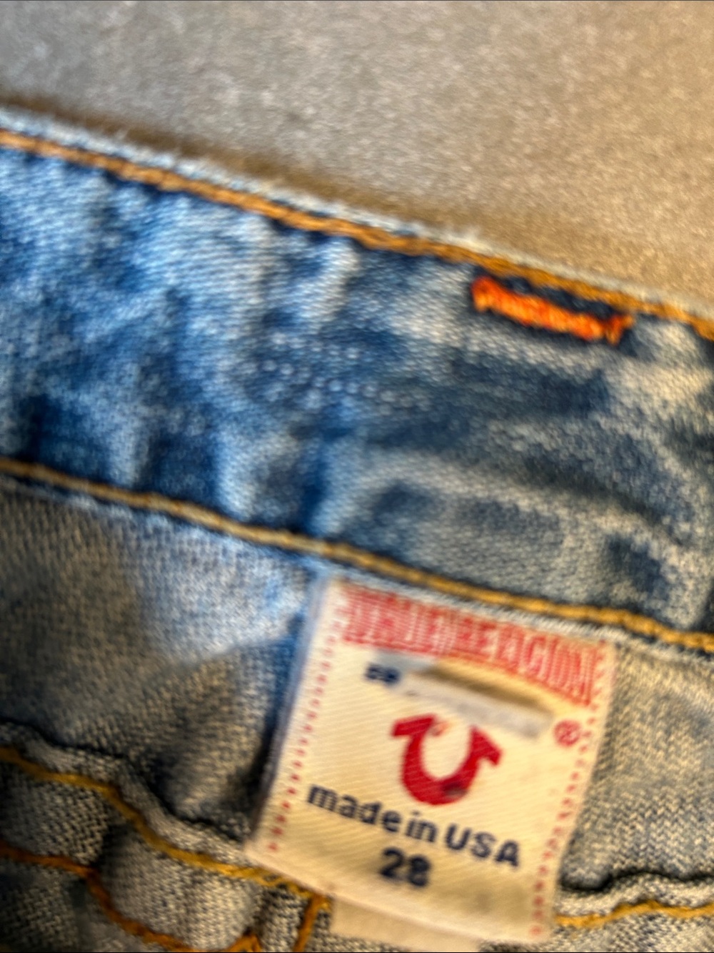 True Religion Distressed, Flare ,Low Rise Joey Jeans - Picture 5 of 13